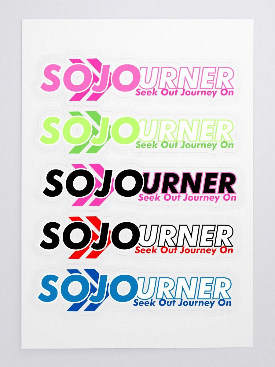 SOJO Active - Kiss Cut Stickers product image (3)