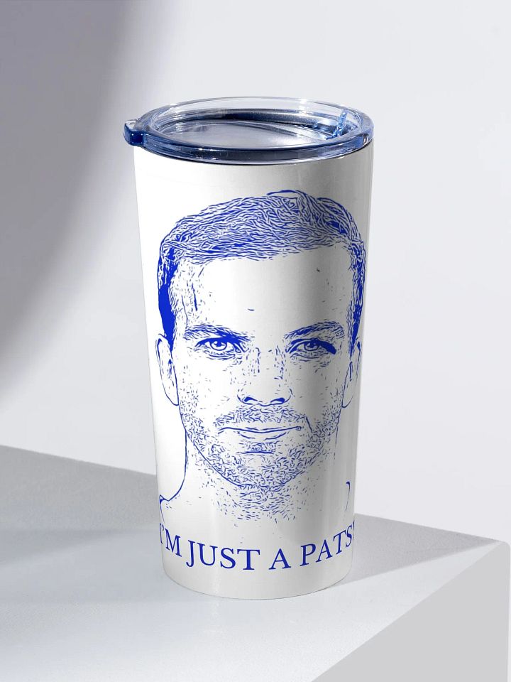 I'm Just a Patsy Steel Tumbler (Blue/White) product image (2)
