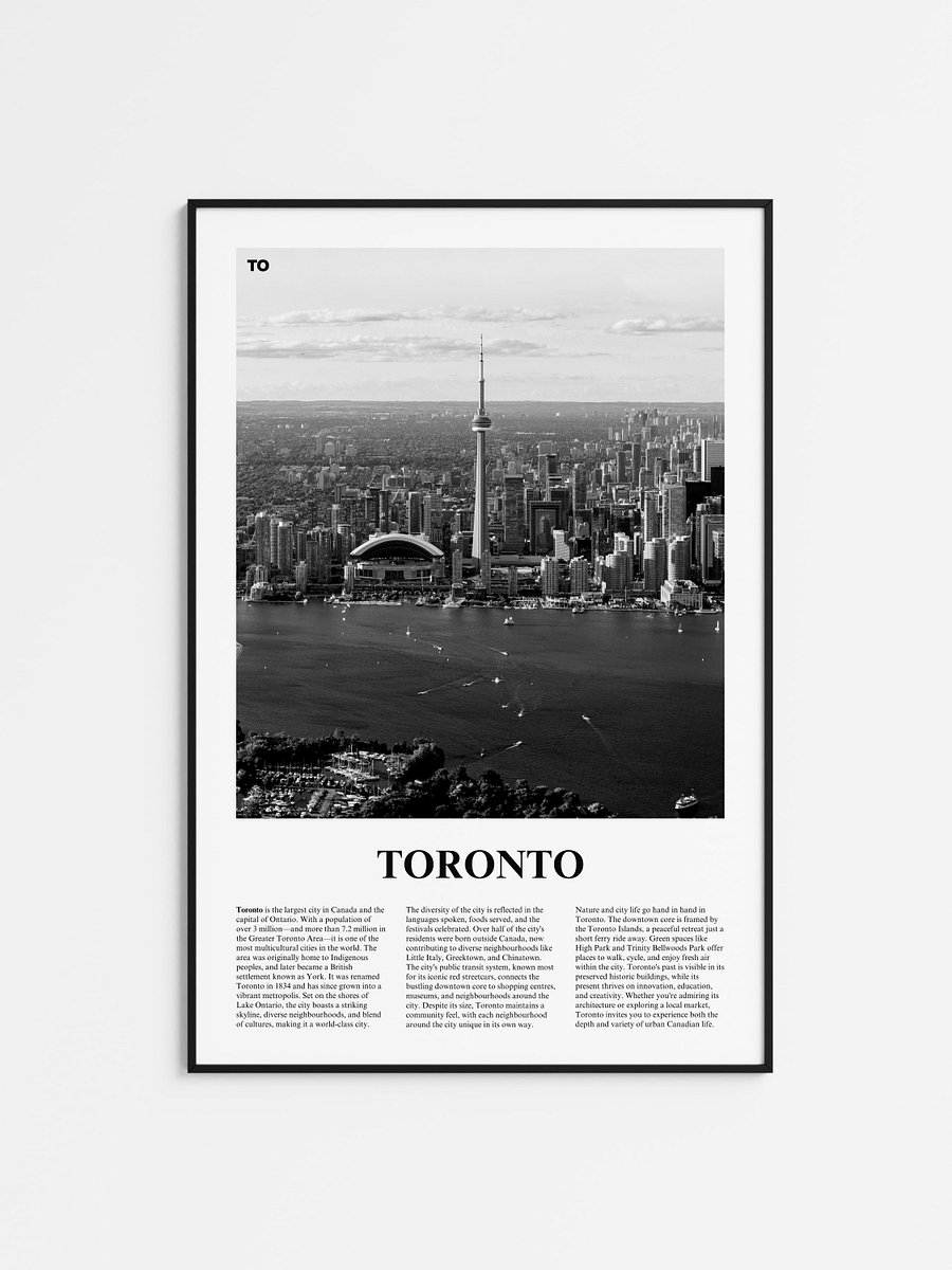 Toronto 01 Newspaper Poster product image (1)