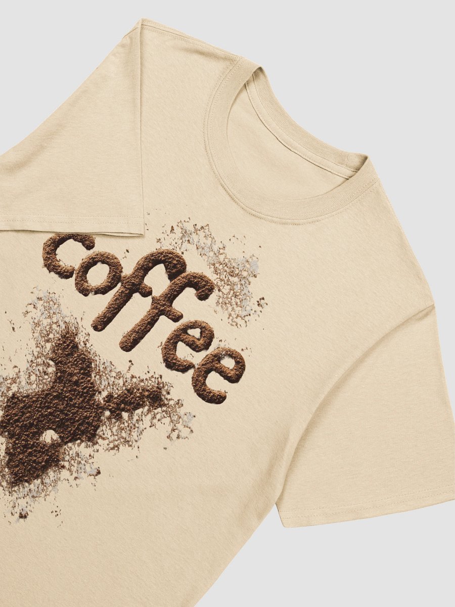 Artistic Coffee Grounds T-Shirt | Unique Gift for Coffee Lovers & Baristas product image (3)