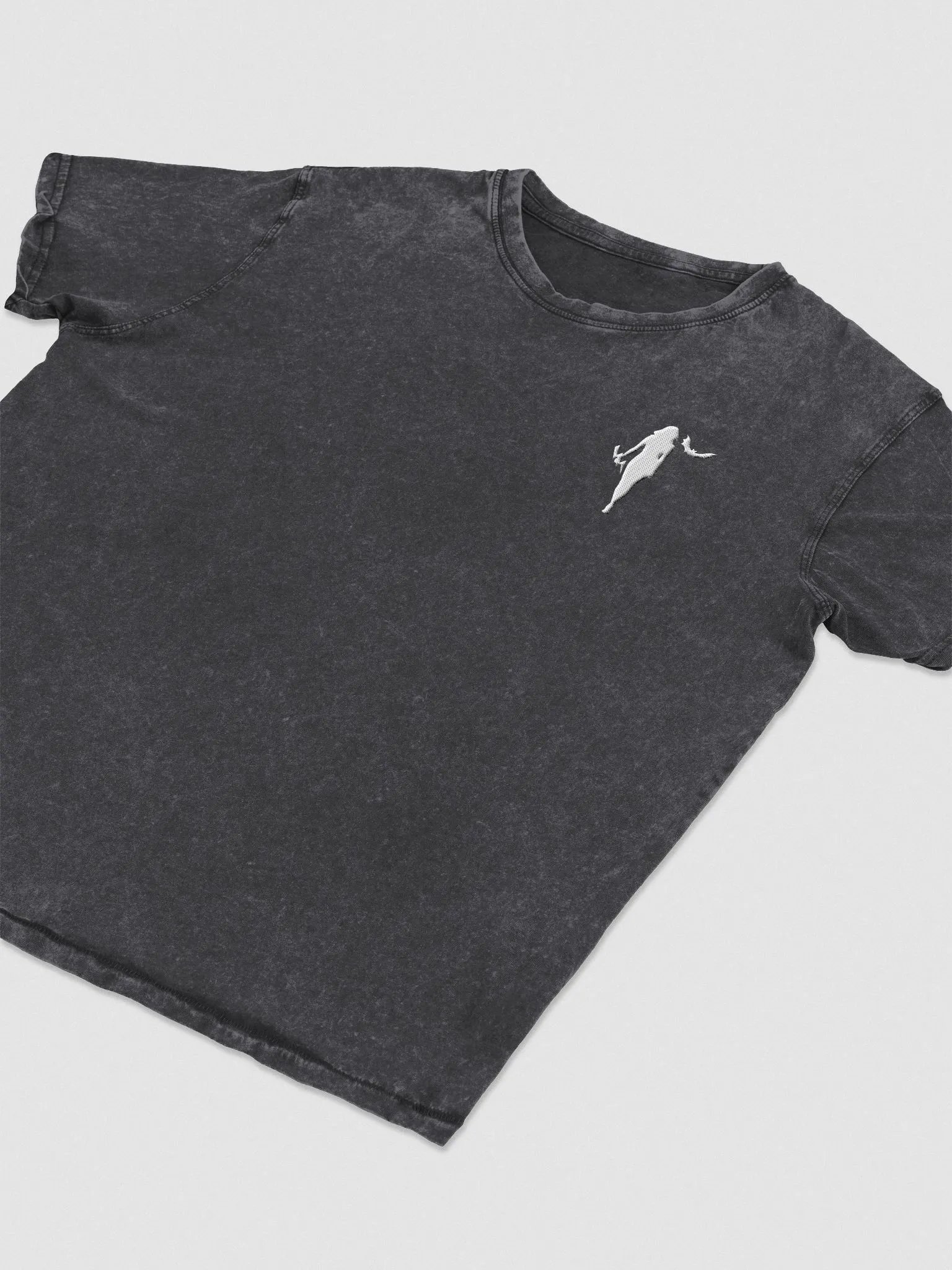 Proto-Valkyrie Embroidered Denim T-Shirt product image (2)