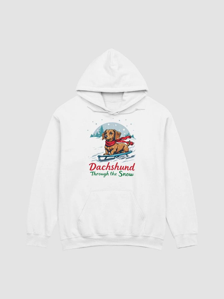 Dachshund Through the Snow Christmas Hoodie product image (1)