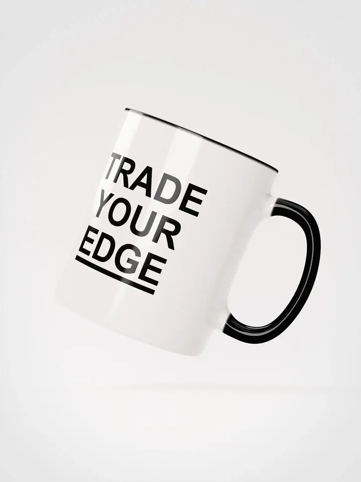 Coffee Mug (TRADE YOUR EDGE, Black & White) product image (2)
