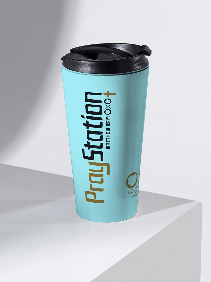LXA PrayStation Travel Mug - Teal | Love X Aloha - Faith Collection | Premium Christian Merch product image (2)
