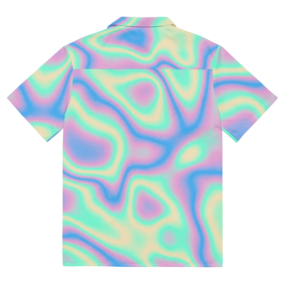 Psychedelic Hologram Unisex Hawaiian Shirt product image (11)