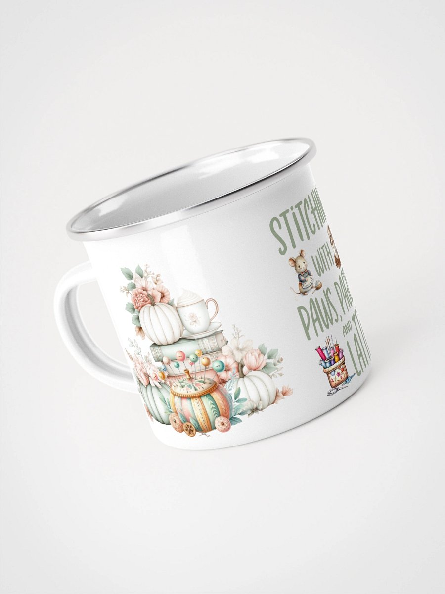 Whimsical Autumn Enamel Mug product image (4)