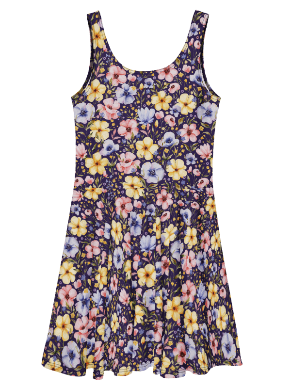 Women’s Floral Dress – Elegant Sleeveless Fit & Flare Summer Sundress product image (2)
