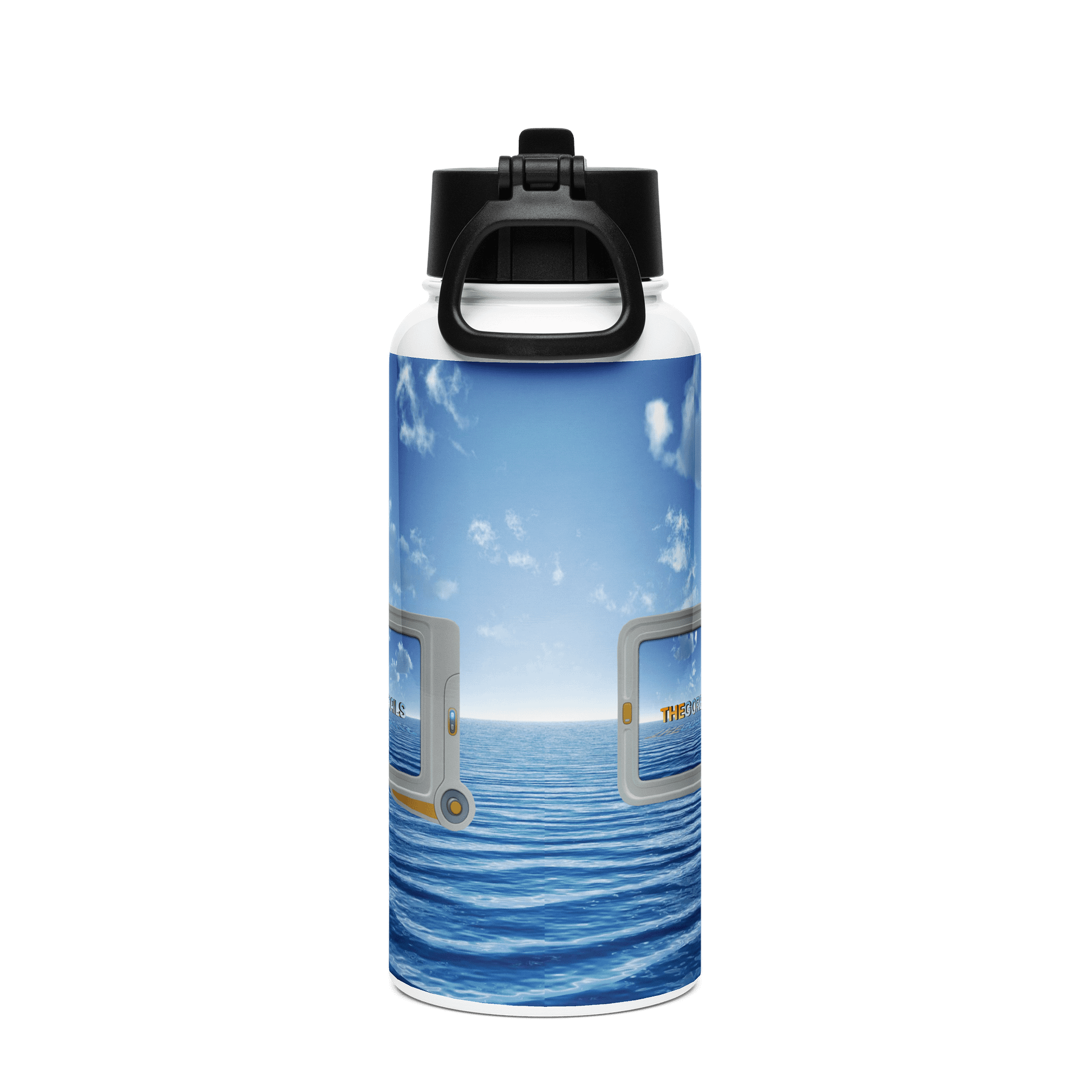 Dive In! - Stainless Steel Water Bottle with a Straw Lid product image (2)