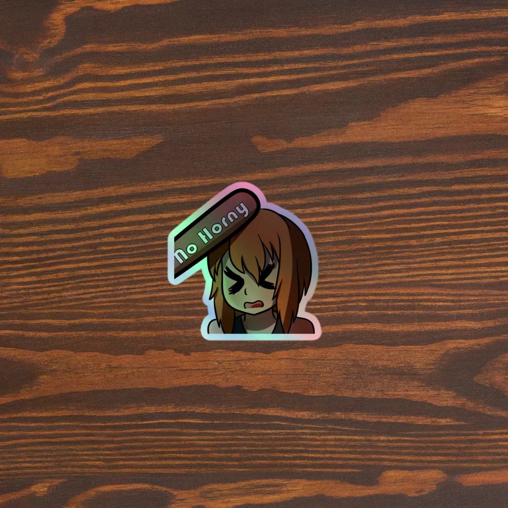Miko No Horny (BONK) Holo-Sticker! product image (5)