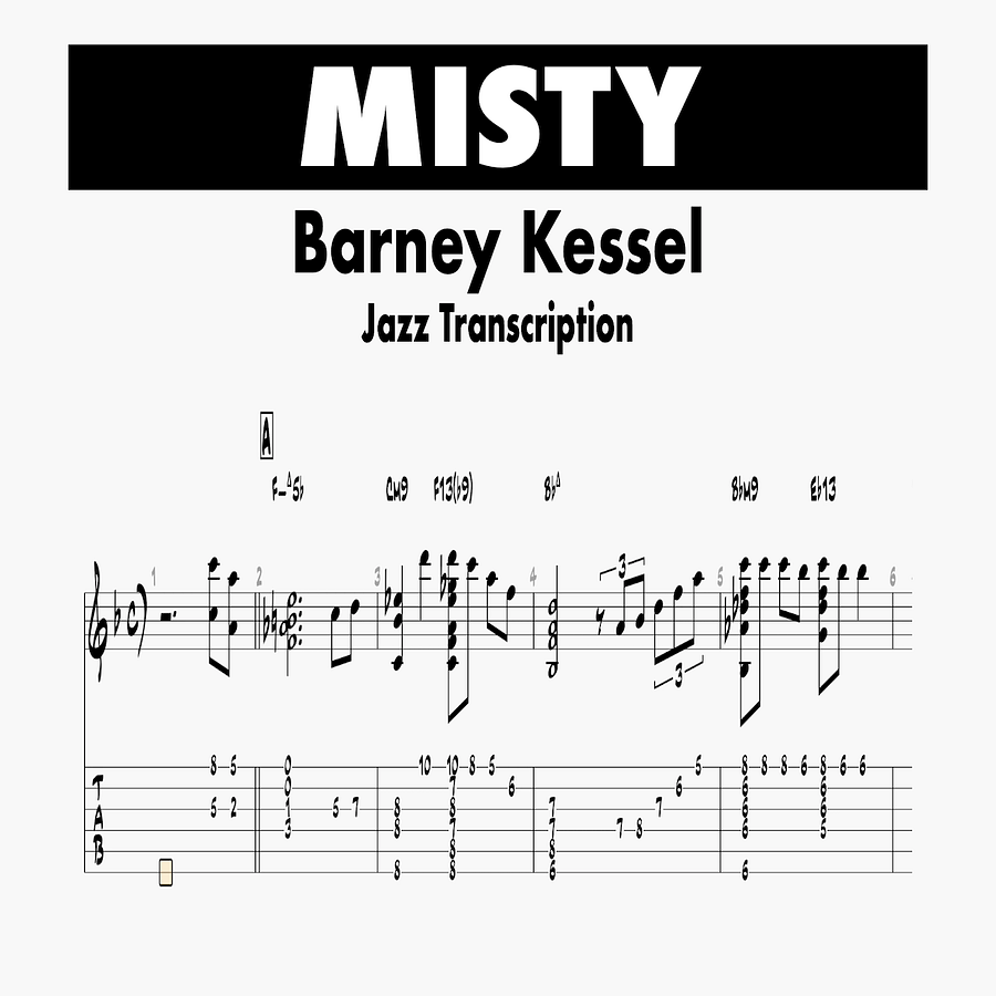 [Transcription GP] Misty - Barney Kessel product image (1)