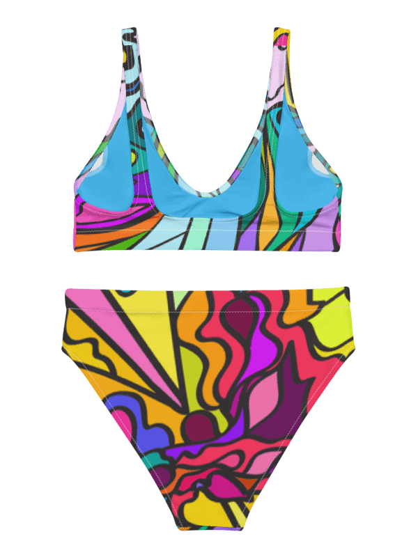 Sunset Swirls Recycled Bikini Set - Wave at Sunset product image (7)
