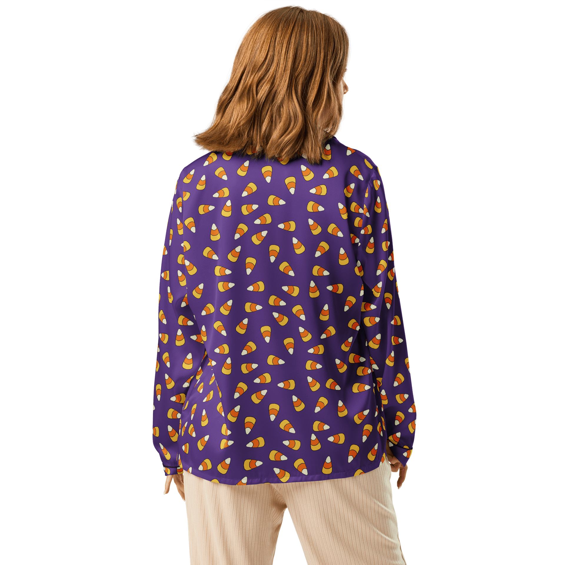 "Scattered Candy Corn" Pattern - Pajama Top product image (2)
