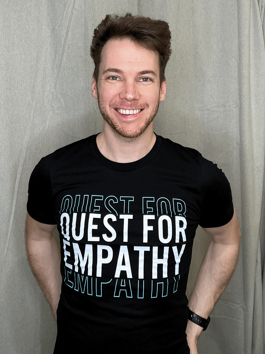 Quest for Empathy T-Shirt (Black) product image (2)