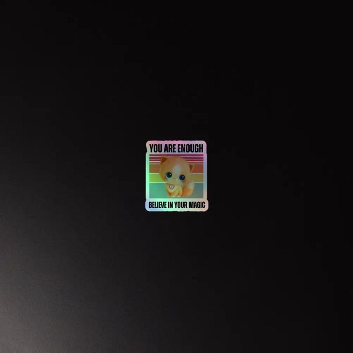Holographic Kitten Love Sticker Pack product image (4)