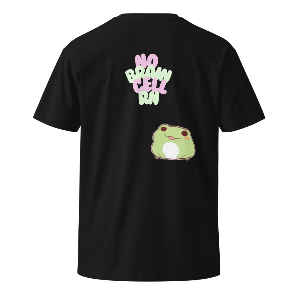 no brain cell rn frog t shirt product image (11)