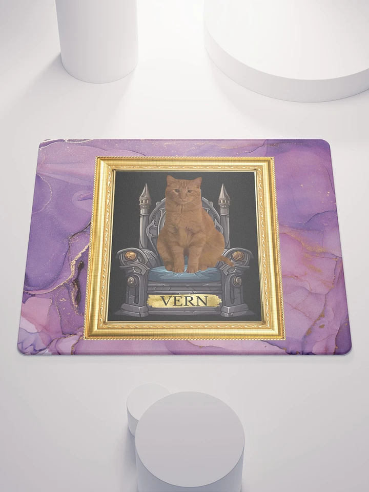 Pink Marble Vern Mousepad LARGE product image (1)