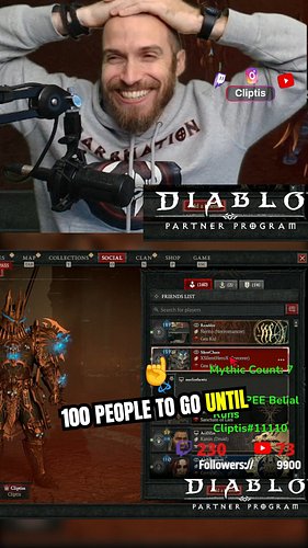 Crazy That We Are Here! I Couldn't Have Done It Without You!

#youtube #EndgameTips #diabloiv #Diablo4 #streamers #diablotips...