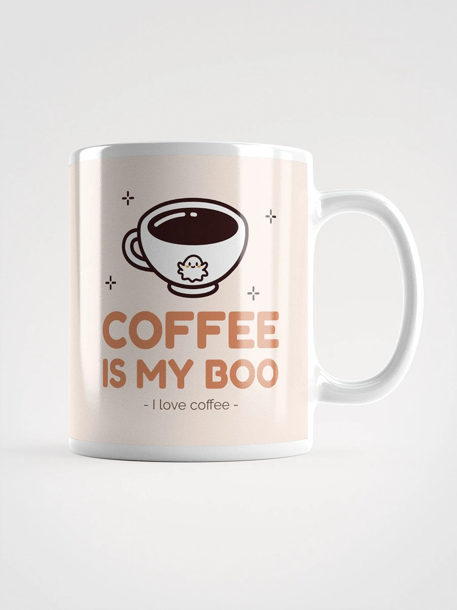 Coffee Is My Boo Ceramic Mug - Spooky 11 oz or 15 oz Ghost Coffee Cup product image (2)