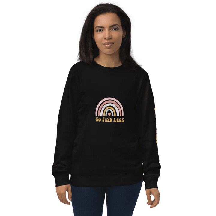 Go Find Less - Unisex Organic Cotton Sweatshirt product image (6)