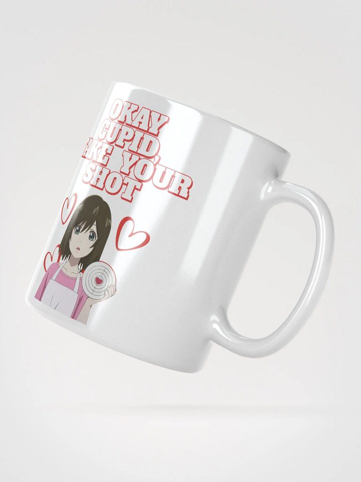 Okay Cupid, Take Your Shot - Valentine's Day White Coffee Cup product image (1)