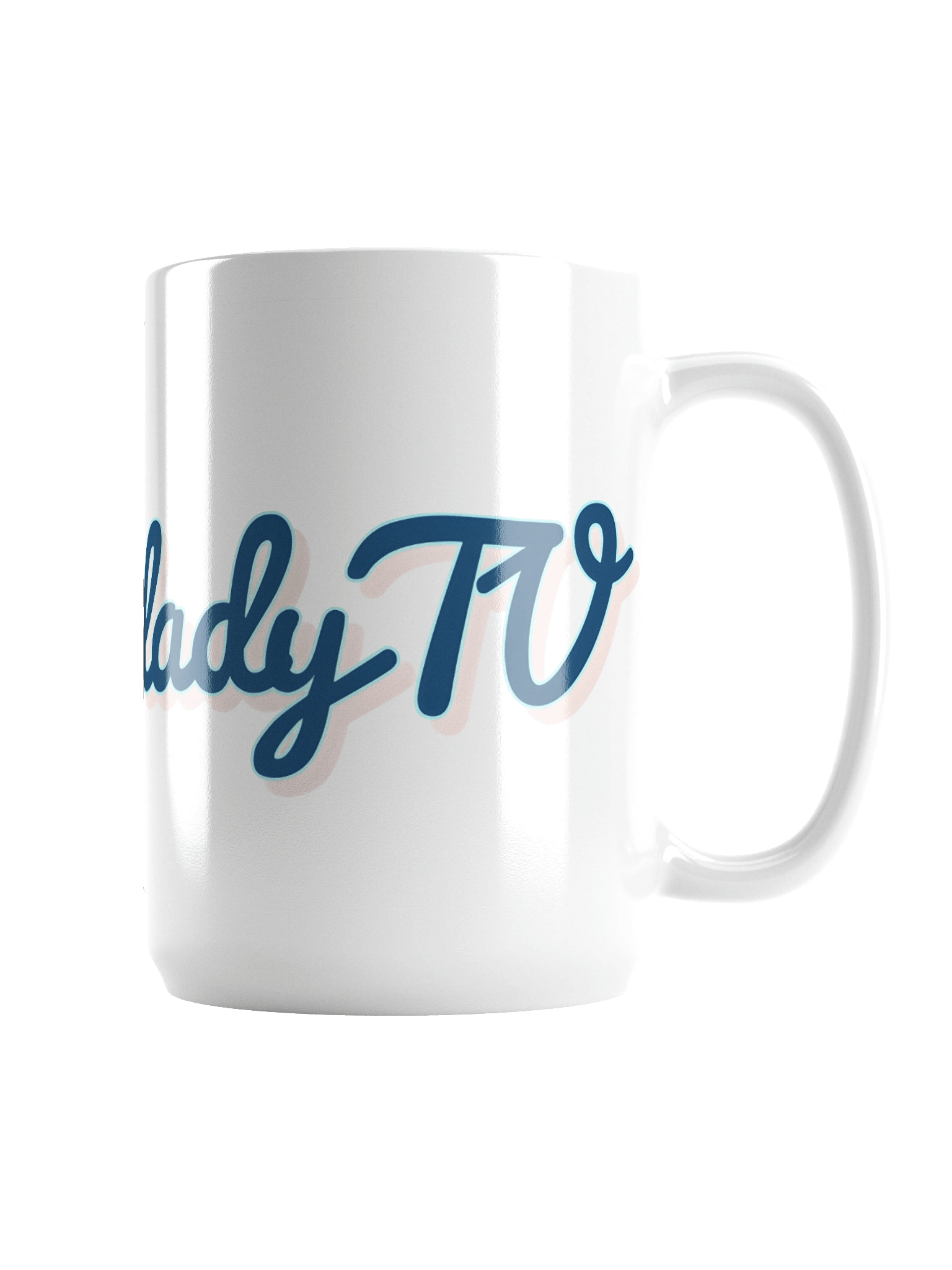 BosseladyTV Face Logo 15 oz Mug product image (2)