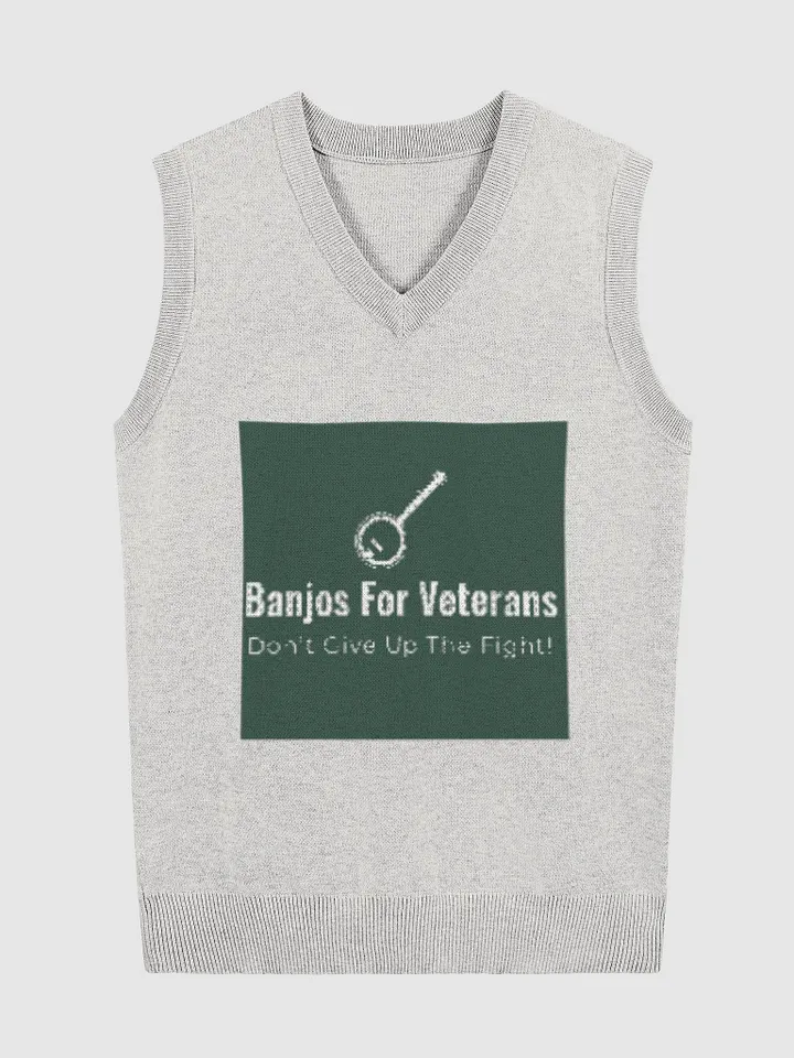 Banjos For Veterans (B4V) Logo Knitted V-Neck Vest product image (3)