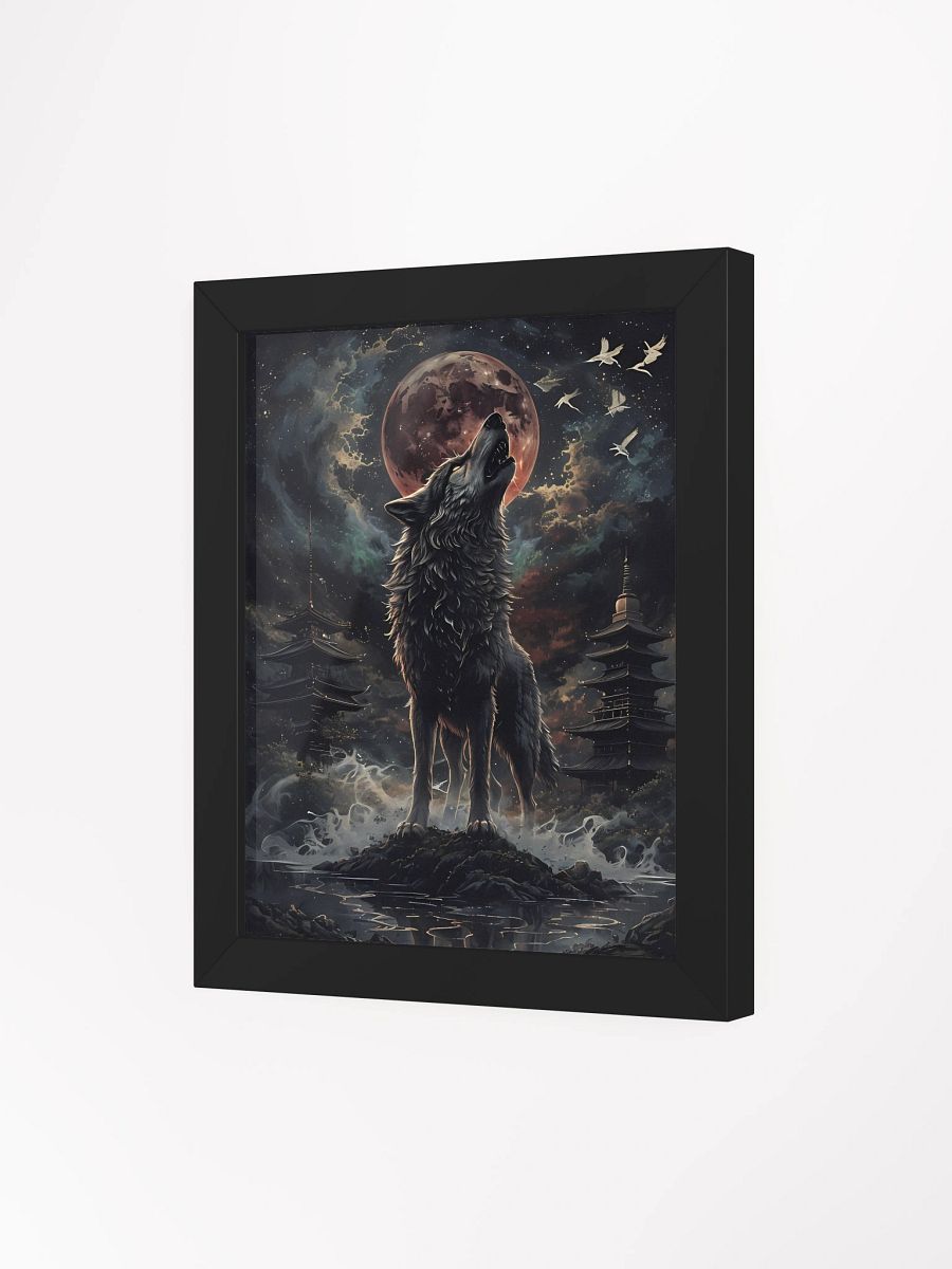 Mystical Howling Wolf Framed Poster product image (4)
