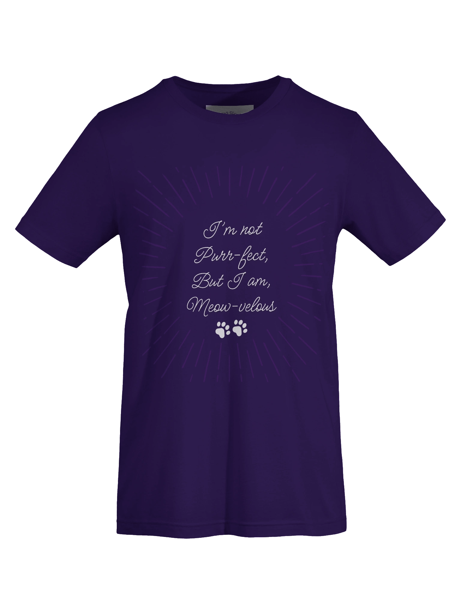 NOT PURRFECT, I'M MEOWVELOUS TEE product image (65)