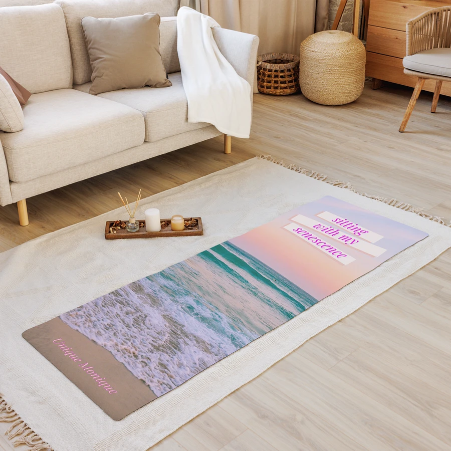 Sitting with my Senescence Yoga Mat product image (8)