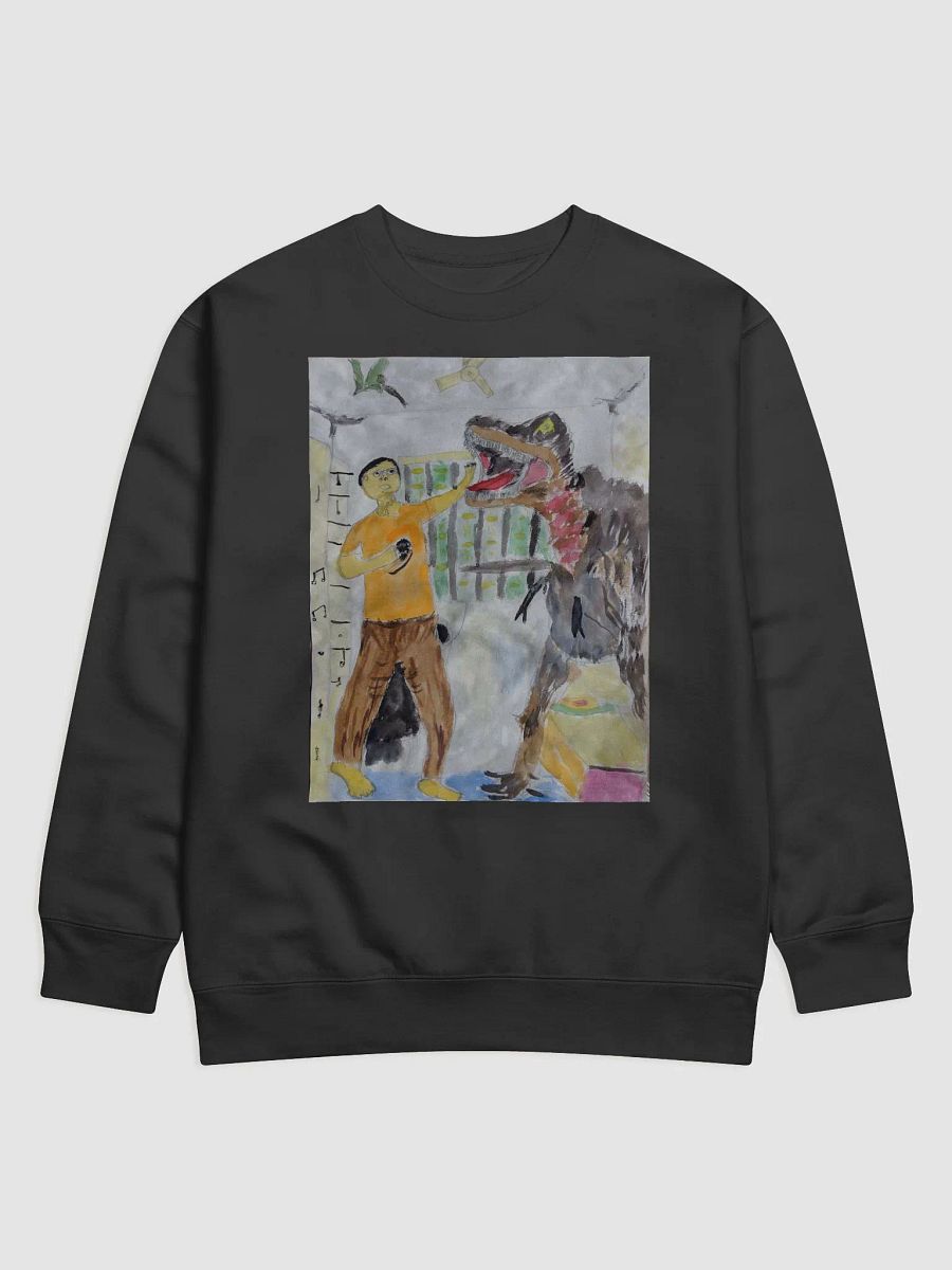 Cotton Heritage Premium Sweatshirt： Me vs T.rex product image (6)