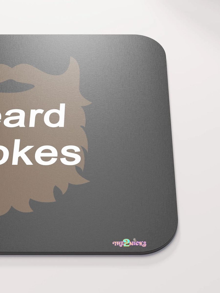Brown Beard Strokes Classic Mouse Pad (Black) product image (5)