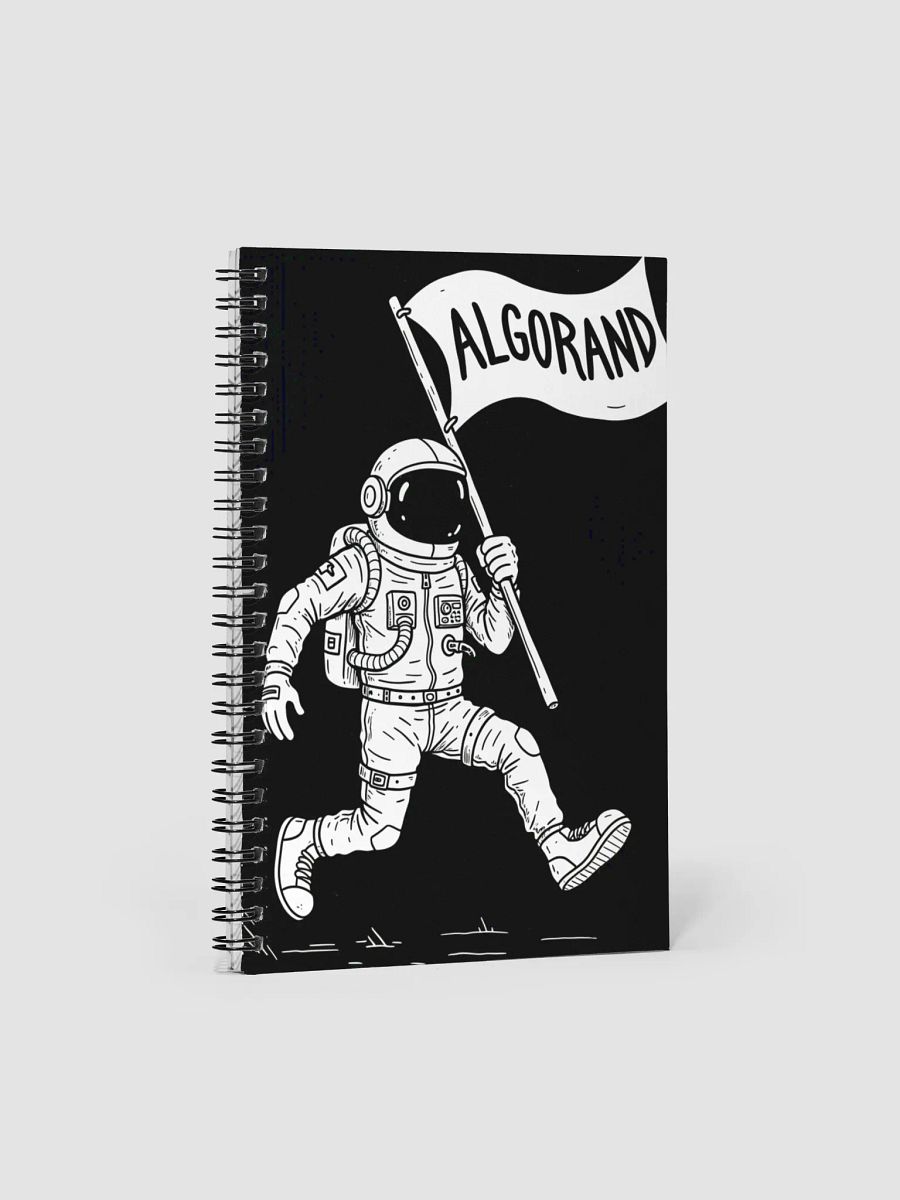 Algorand Moon Man Spiral Notebook product image (1)