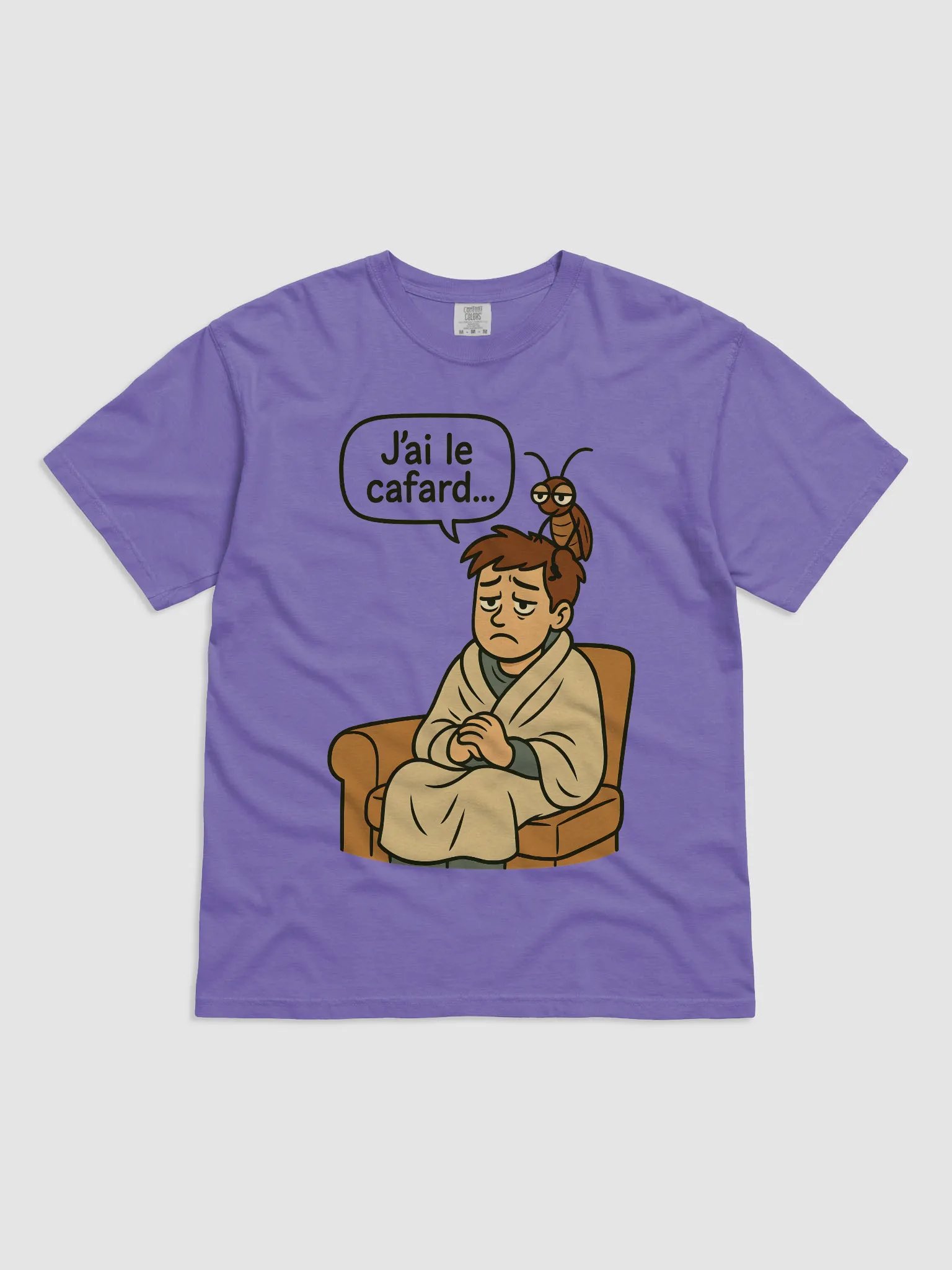 Avoir le cafard To feel depressed t-shirt by dark alphabet product image (25)