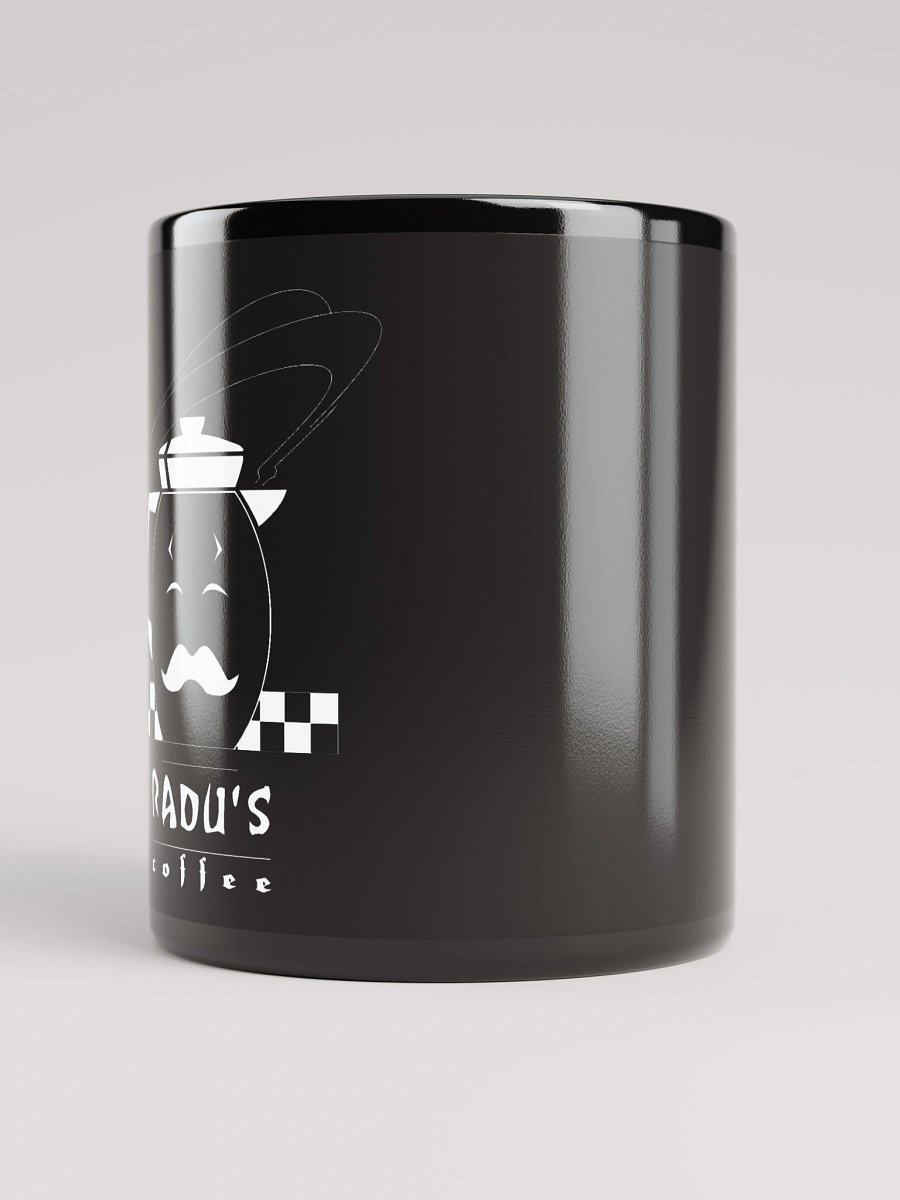 Radu's Coffee | Black Glossy Mug by Mugz product image (3)