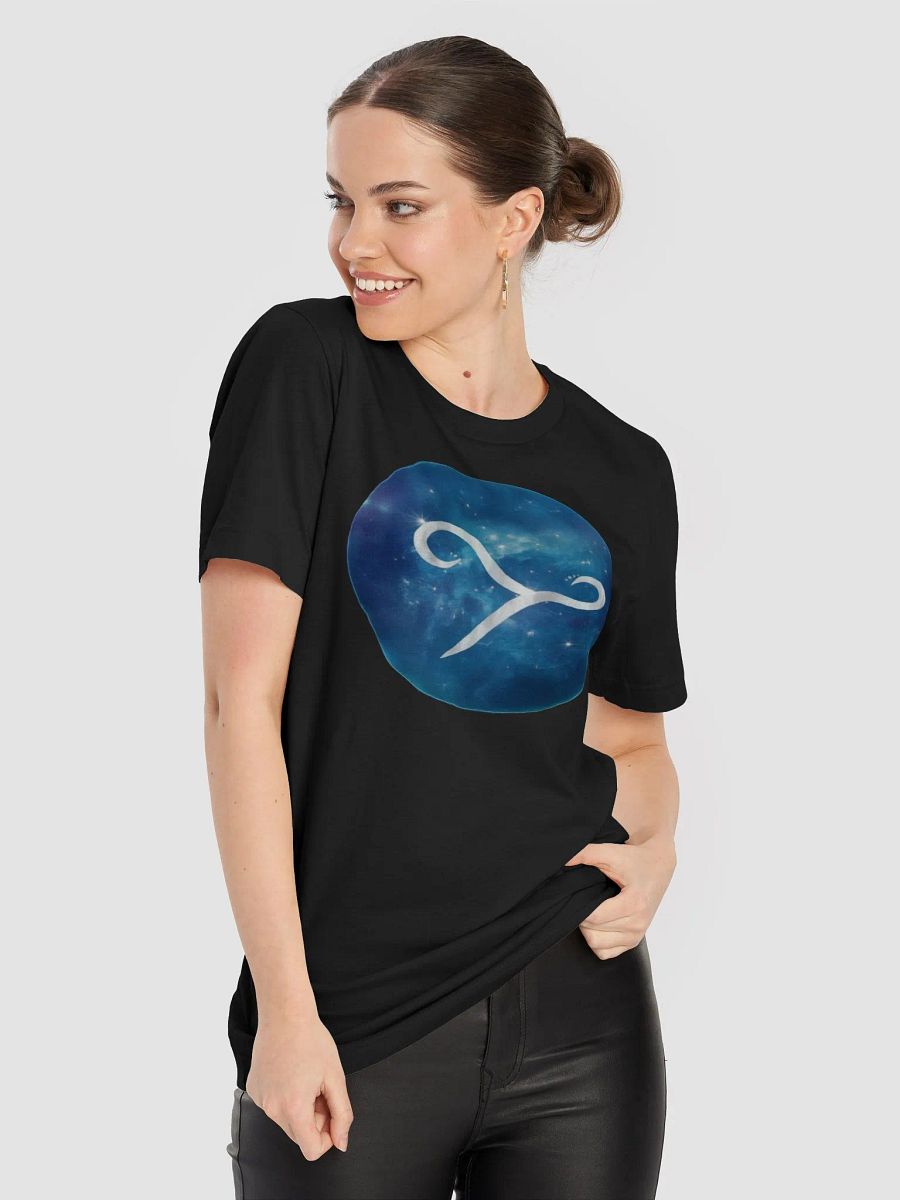 Unisex Aquarius Zodiac Symbol Supersoft T-Shirt with Cosmic Design product image (9)