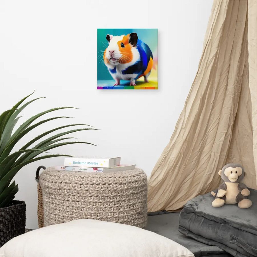 Cute Guinea Pig Digital Painting - v5 product image (7)