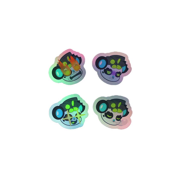 Emotionally Charged Holographic Sticker Sheet product image (1)