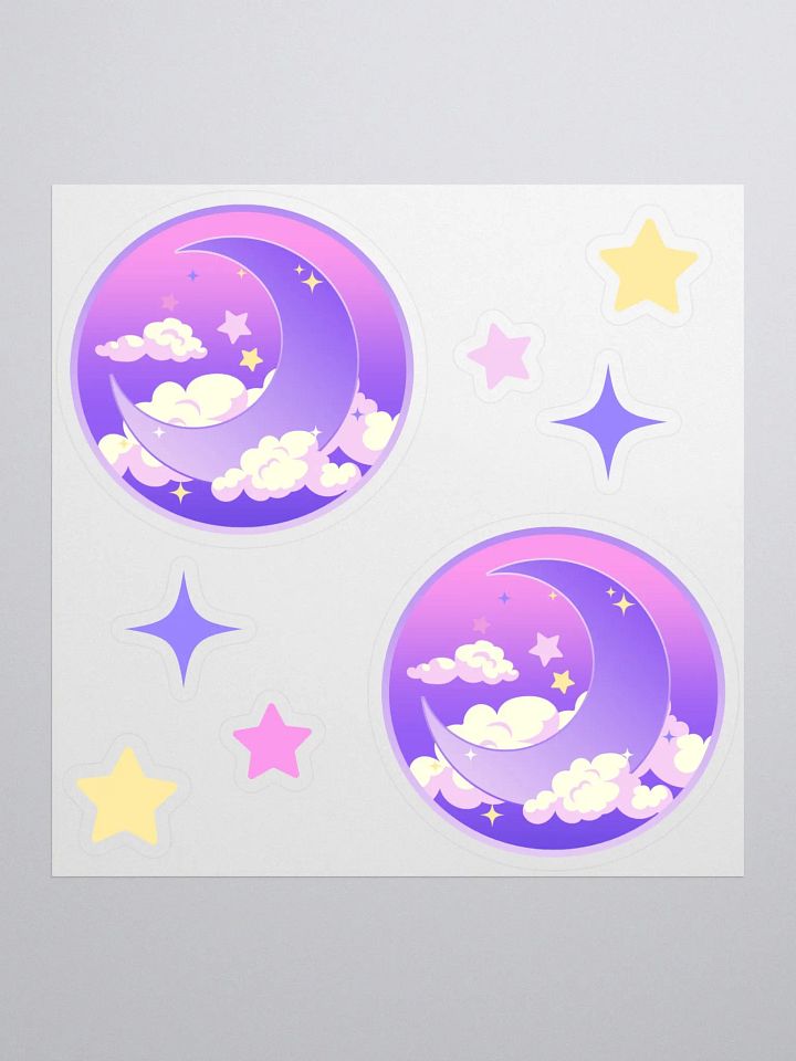 Moon & Stars Sticker Set product image (1)
