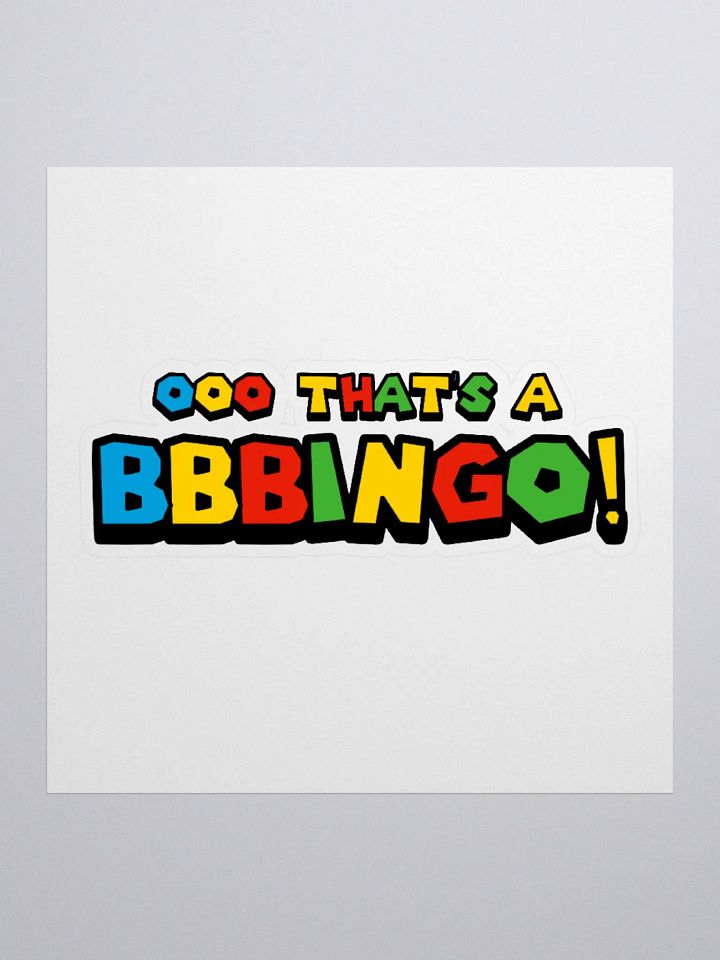 That's a Bingo Sticker product image (3)