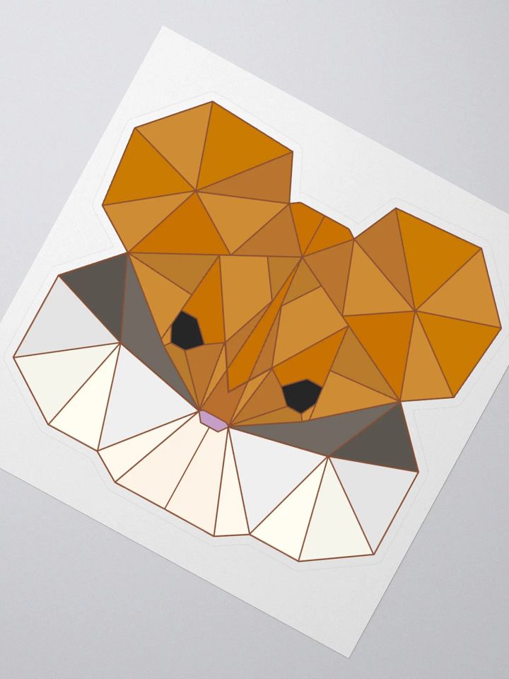 Geometric Hamster Sticker product image (2)