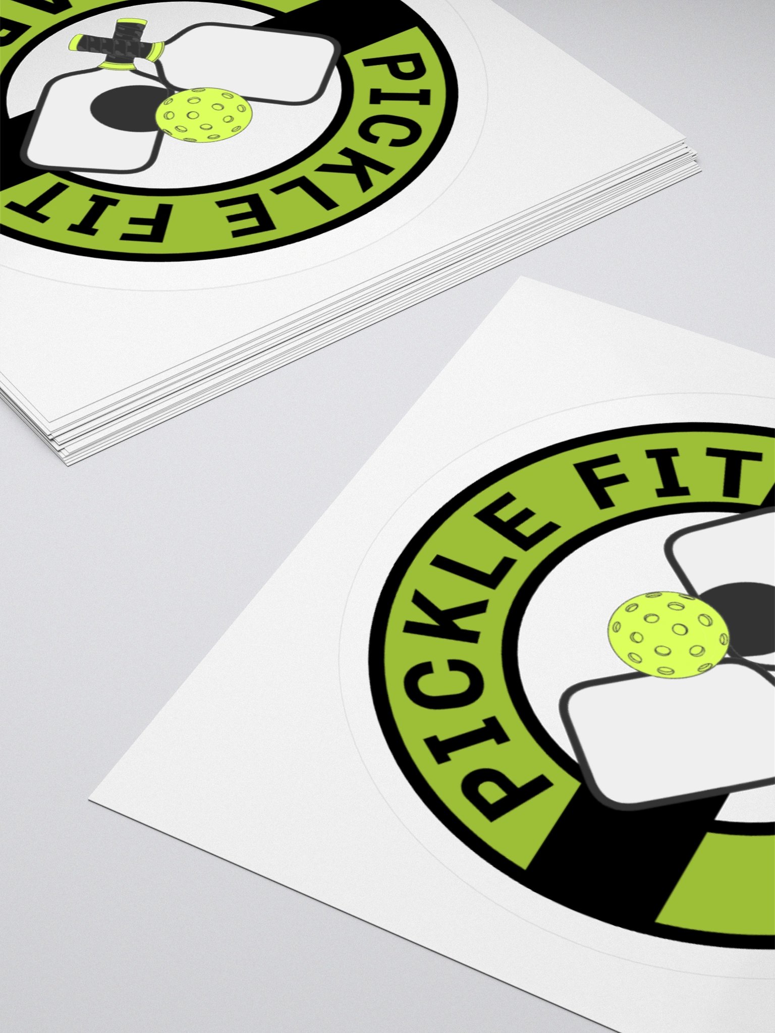 Pickleball Paddles Kiss Cut Stickers product image (12)