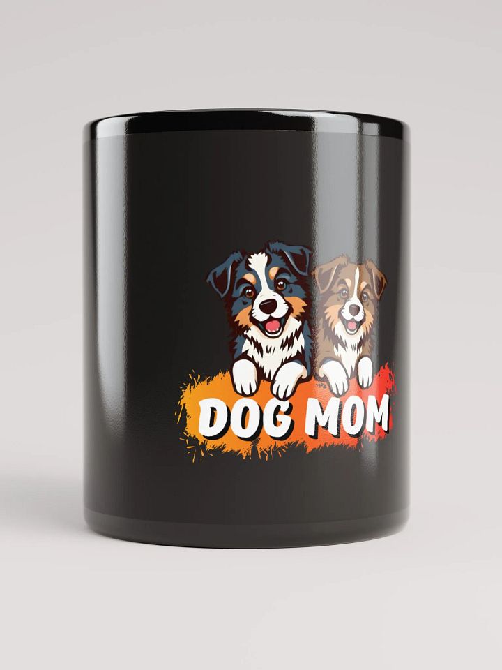 Dog Mom Blue Merle and Brown Aussie Blk Mug product image (1)