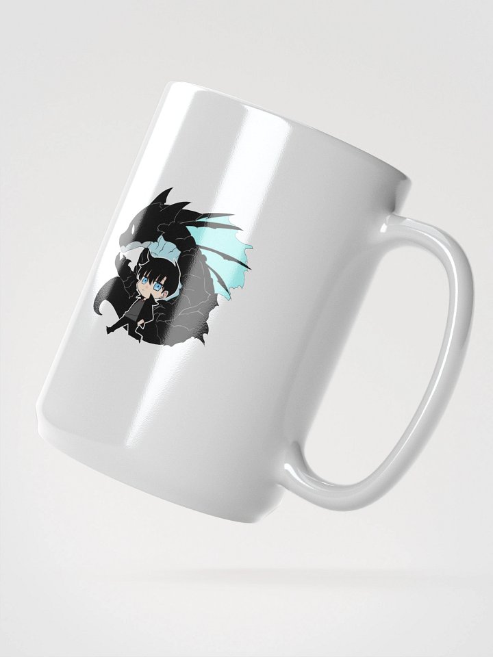 Solo Leveling: Chibi Monarch & Shadows White Glossy Mug product image (2)