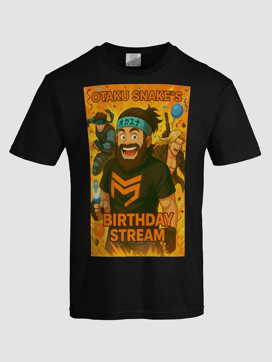 Snake's Birthday Stream Celebration Tee product image (5)