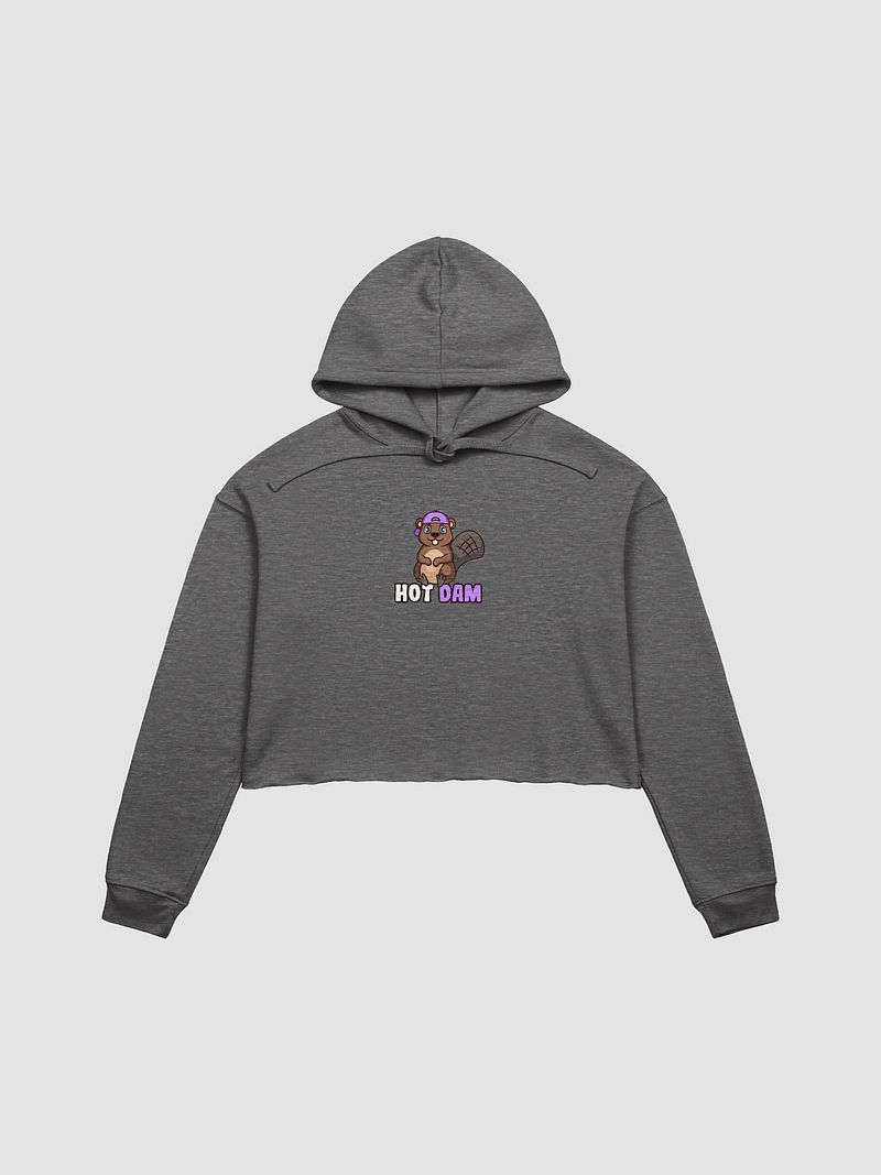 Women's Hot Dam Beaver Cropped Hoodie
