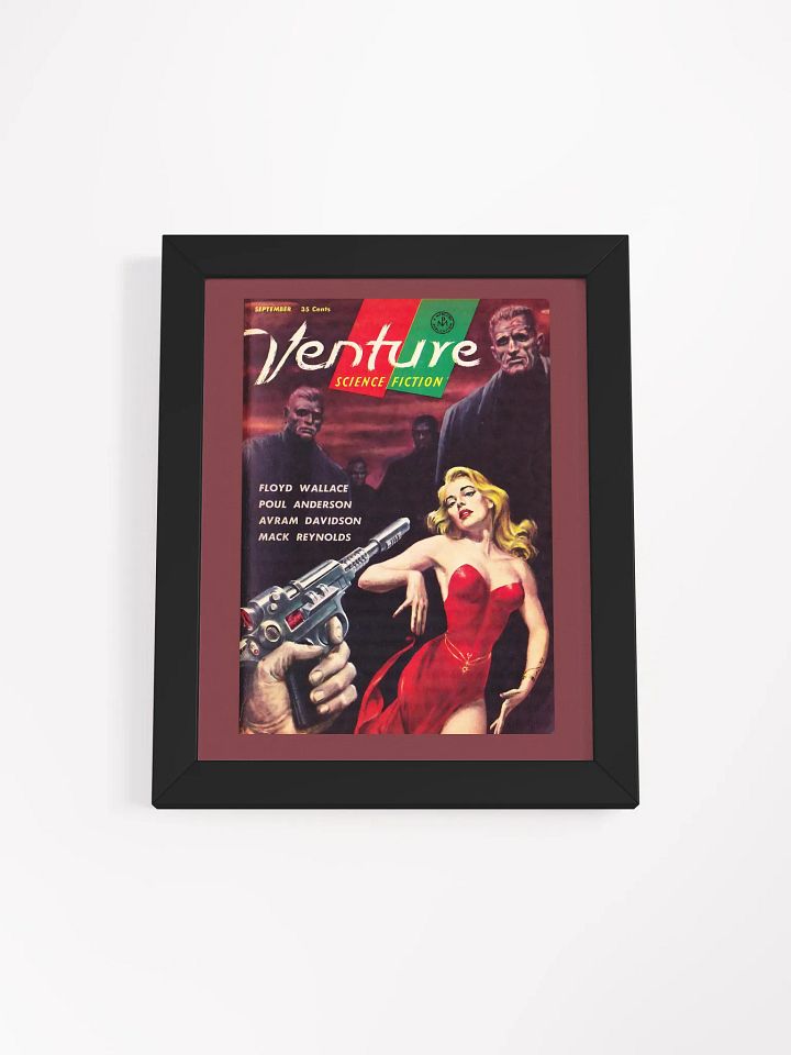 Venture Sci-fi Magazine art Framed Poster product image (1)