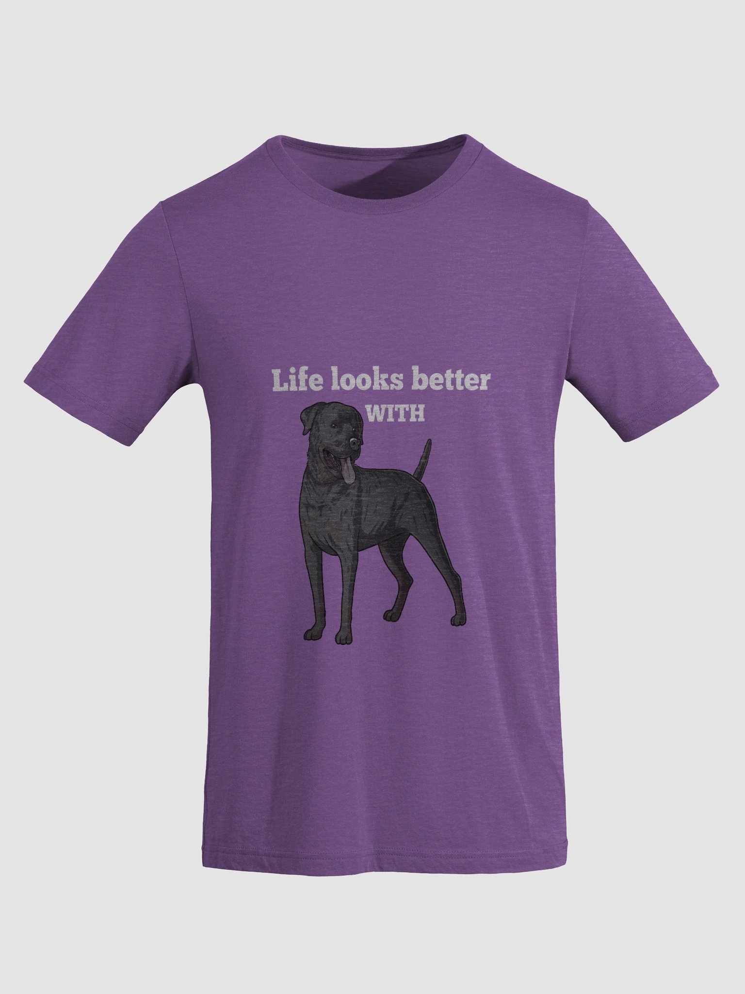 Trust The Vibe: "Life Looks Better with My Dog" Statement Tee product image (5)