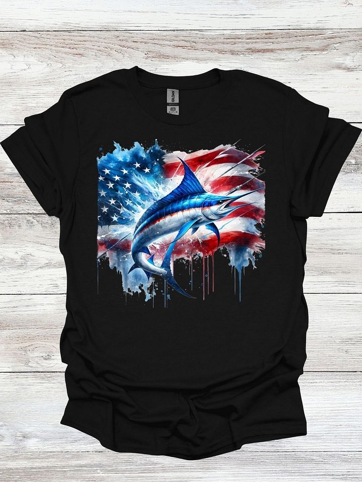 Patriotic Marlin T-Shirt product image (1)