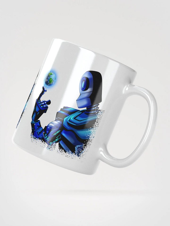 Robot Holding The World - Coffee Mug product image (4)