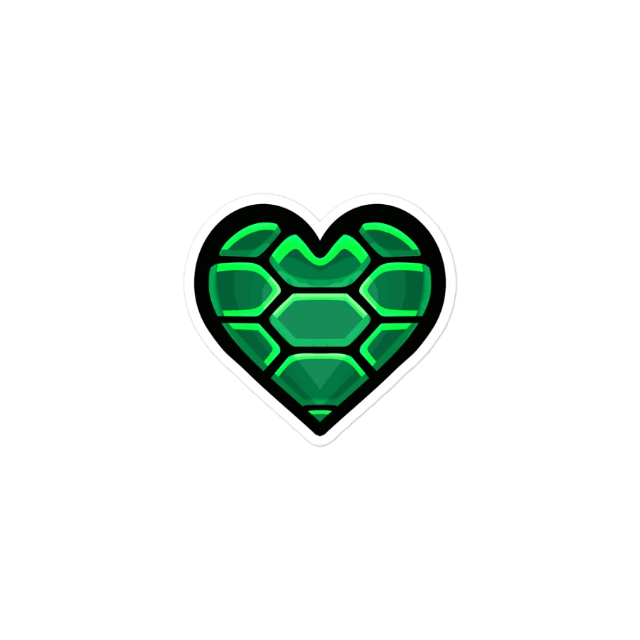 Ninja Heart Die-Cut Magnet product image (1)